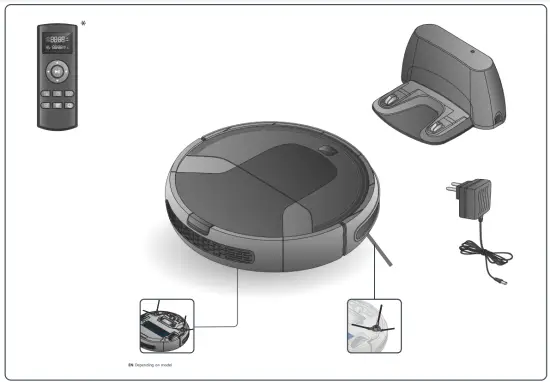 Tefal RG6875WH Serie 20 Robotic Vacuum Cleaner - fig
