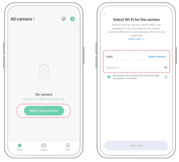 Secure Cam Systems GS P626 F28C WiFi Smart Battery Camera - Set up the camera