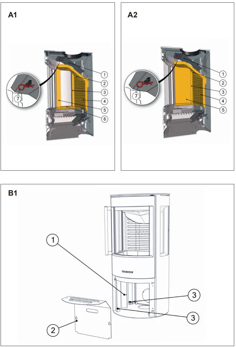 WIKING LUMA 1 Wall Mounted Heater - Fig 1