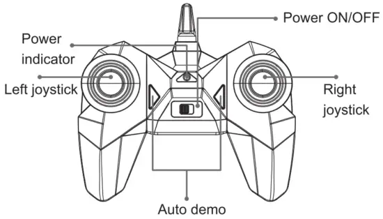 Helicute H835 Strom Brave Stunt Car - Controller