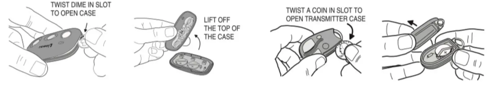 Supersonic Gate Door Automation MCT 3 3 Channel Visor Transmitter - batteries