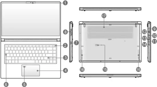 msi Modern 15 A11MU-652 Slim Office Laptop - Fig 1