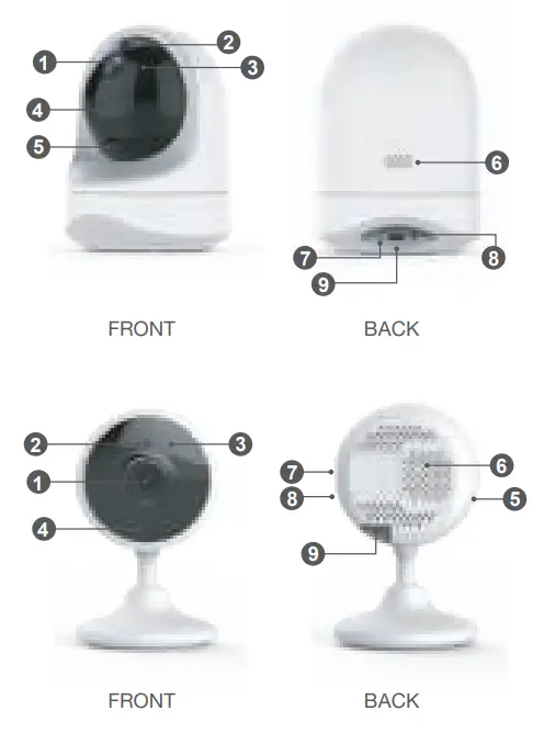 AJCLOUD 1080P HD Wireless Cloud IP Camera - fig1