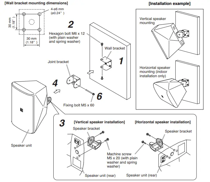 TOA F-1300BTWP Wide-Dispersion Speaker System 7