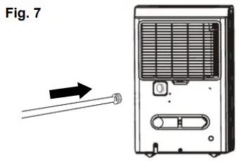 Midea MAD22C1AWS Dehumidifier with Auto Restart - GRAVITY DRAIN METHOD