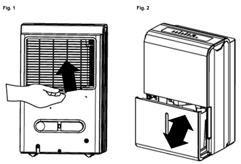 Midea MAD22C1AWS Dehumidifier with Auto Restart - START OPERATION