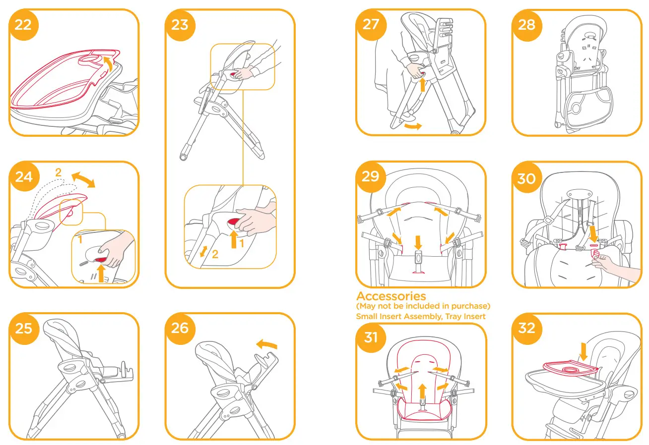 joie H1013CAITR000 Mimzy 2-In-1 High Chair with 7 Height adjustments - figure 3