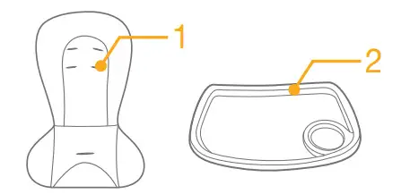 joie H1013CAITR000 Mimzy 2-In-1 High Chair with 7 Height adjustments - figure 5