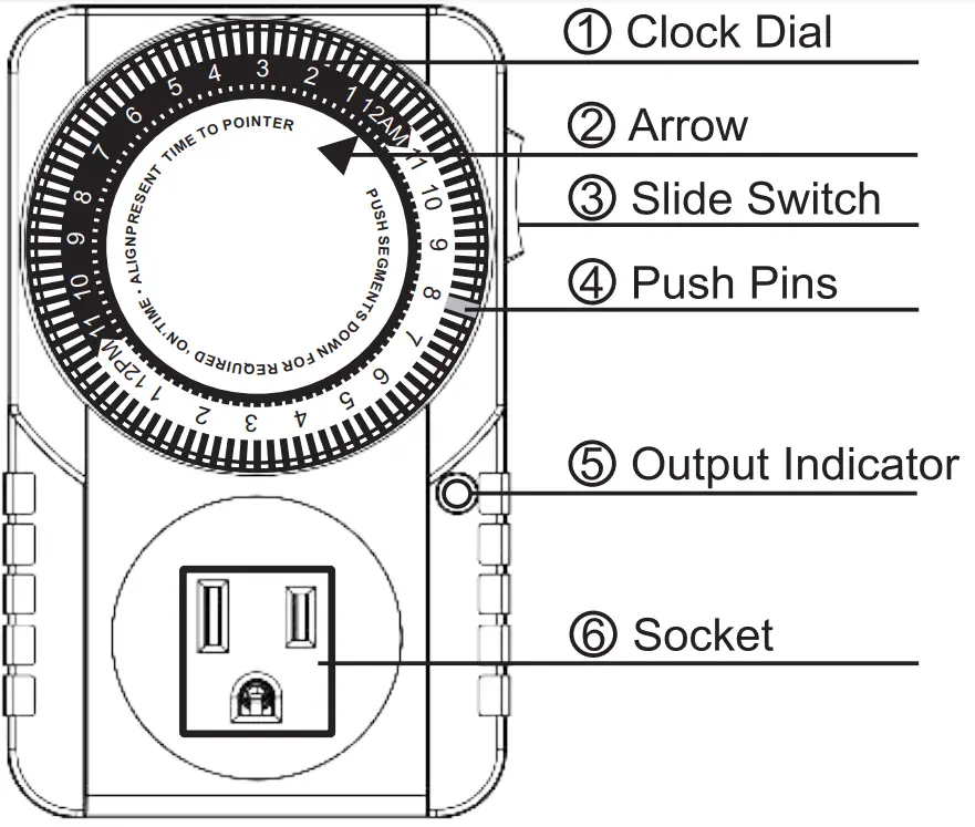 BN LINK FD60 U1 24 Hour Mechanical Time - overview