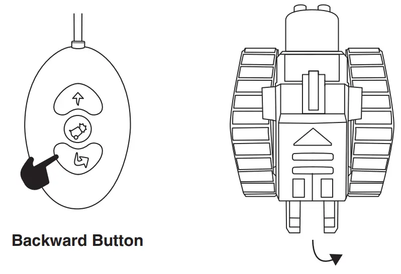 ZEEVA XB Remote Control Dart Tank with Suction Darts - Forward Button