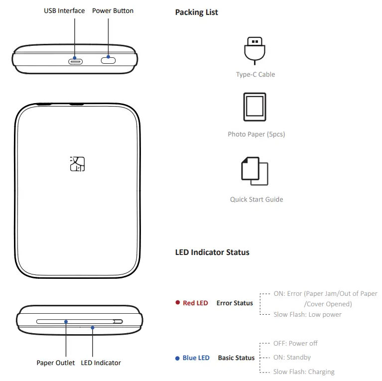 HPRT MT53 Portable Pocket Photo Printer-fig1