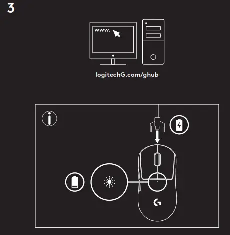 logitech MR0086 Pro X Superlight Wireless Mouse - Fig4