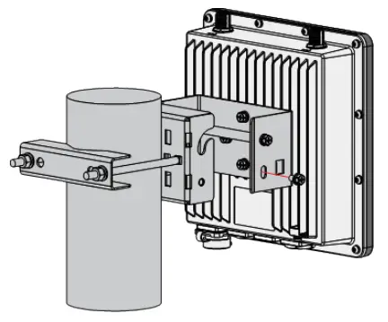 Hang up the enclosure