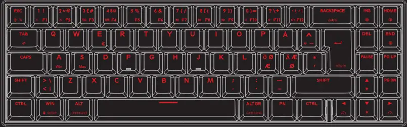 SVIVE TRITON 70% Mechanical Gaming Keyboard- keybord