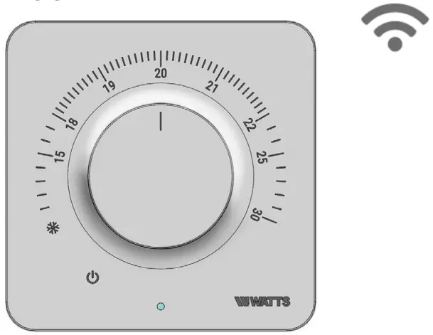 WATTS A03 Vision Wireless Electronic Room Thermostat