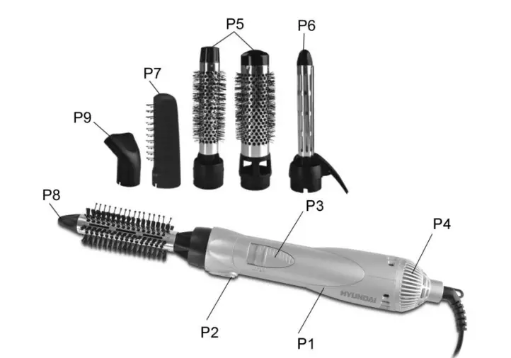 HYUNDAI-HC-608-Professional-Hot-Air-Curler-Iron-1