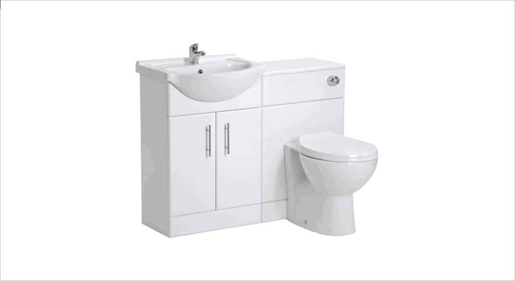 Linus X18a9705 High Gloss Bathroom Vanity Unit 60 X 56cm User Manual