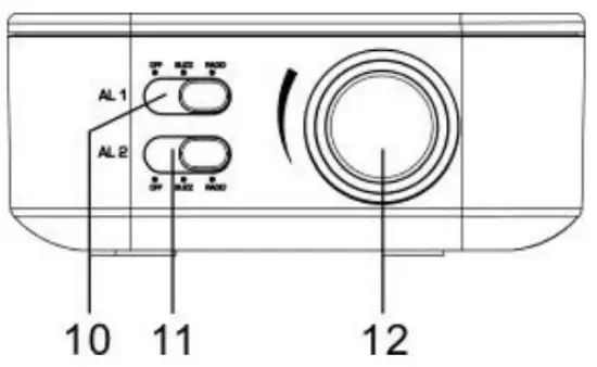 schneider SC320ACLGRY Portable FM Radio Player - FUNCTION
