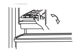 TOSHIBA GR-AG66T Glass Blue Borderless Double Door Refrigerator FIG 20