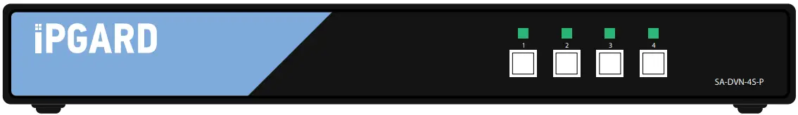 iPGARD SA-DVN-2S-P 2-Port DVI-I Secure KVM