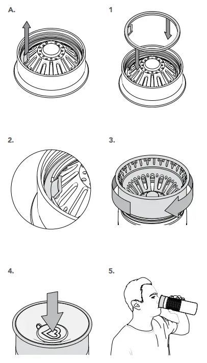 munchkin 11498 Miracle 360 Degree Hydration Bottle - fig 1