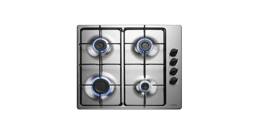 Bosch Pbp6b5b80 60cm Stainless Steel Built-in Gas Hob Instruction Manual