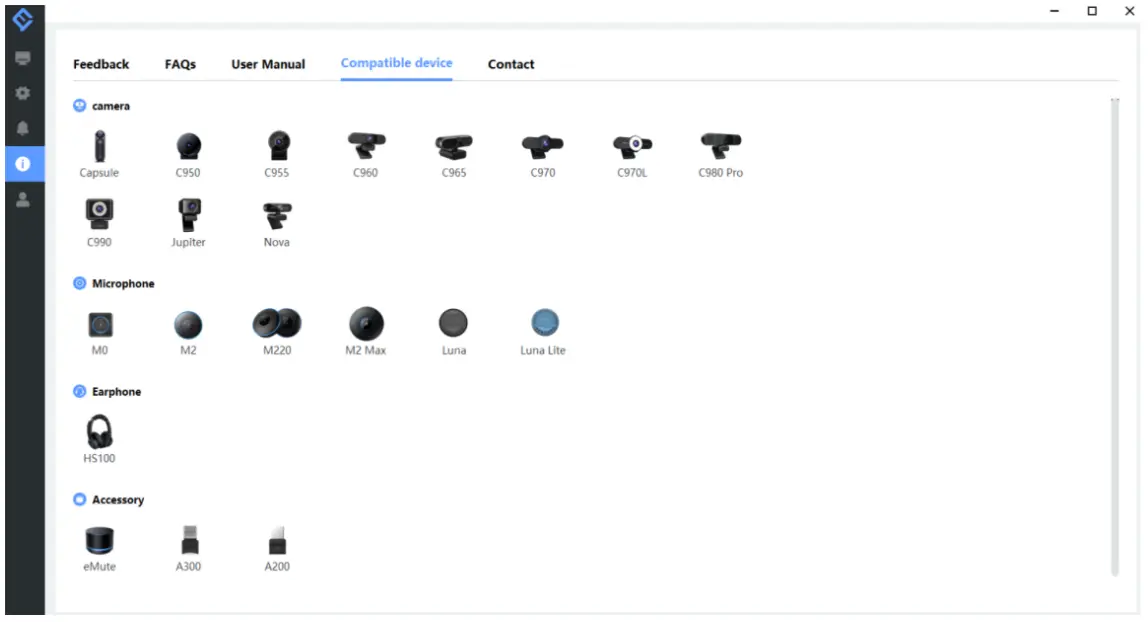 eMeetLink SmartCam Jupiter C990 - Compatible device