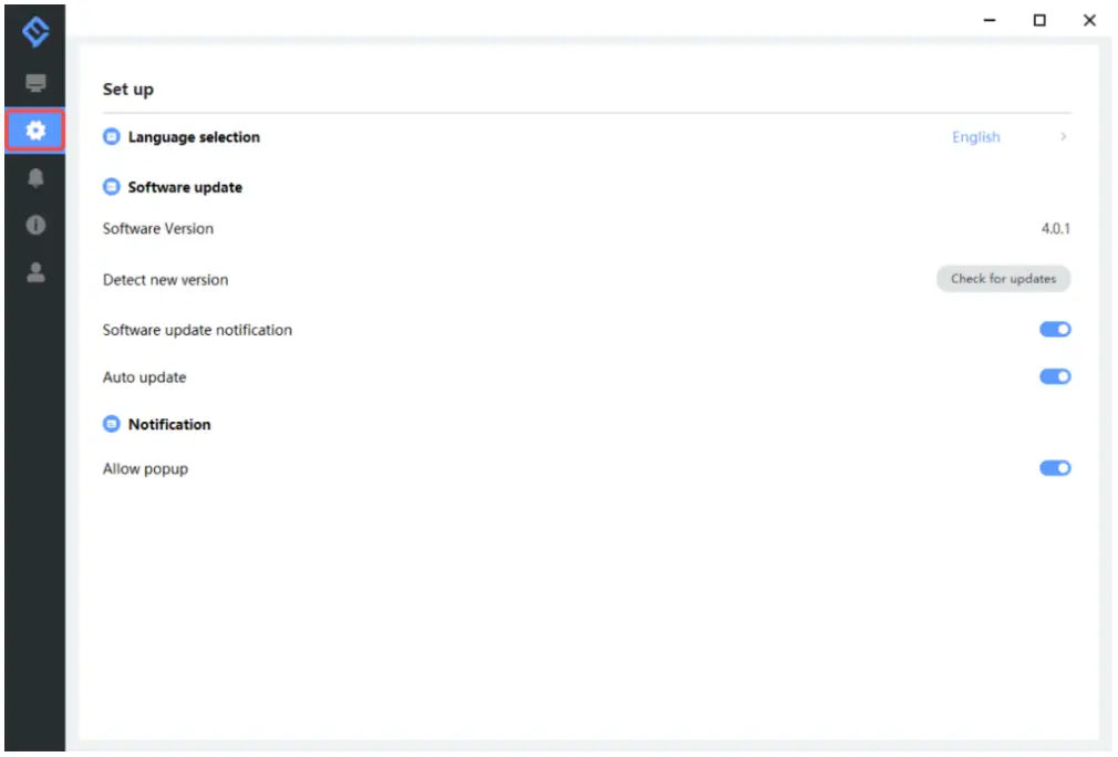eMeetLink SmartCam Jupiter C990 - Settings