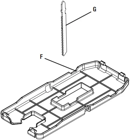 RYOBI PCL525 18 Volt Jig Saw A01