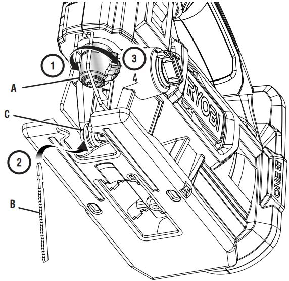 RYOBI PCL525 18 Volt Jig Saw fig 04