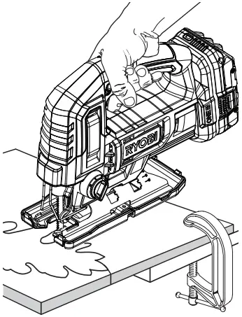 RYOBI PCL525 18 Volt Jig Saw fig 08