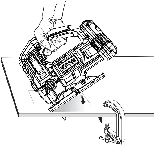 RYOBI PCL525 18 Volt Jig Saw fig 09