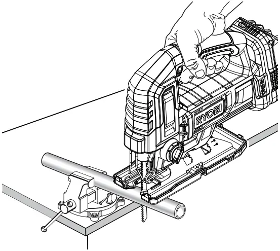 RYOBI PCL525 18 Volt Jig Saw fig 12
