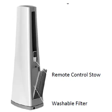 Goldair GAS20 Airstream Bladeless Tower Fan 2