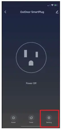 Minoston MP22W WiFi Outdoor Smart Plug - SETTING