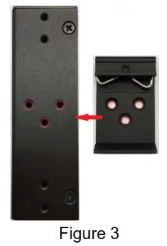 antaira LNX-500AG Series 5-Port Industrial Unmanaged Ethernet Switch - Figure 3