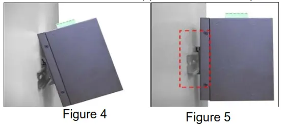 antaira LNX-500AG Series 5-Port Industrial Unmanaged Ethernet Switch - Figure 4