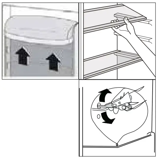 TOMADO TCR1800S Fridge Freezer Combi - fig 7