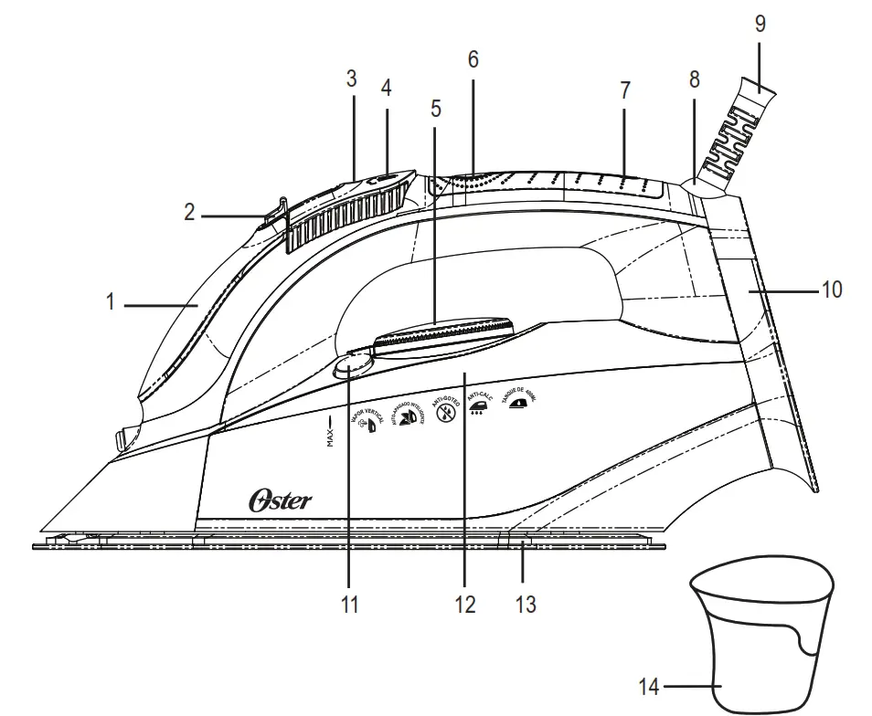 Oster GCSTPX4070 Pressxpress - DESCRIPTION