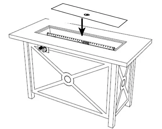 GIANTEX 42 Inch Propane Fire Pit Table 25