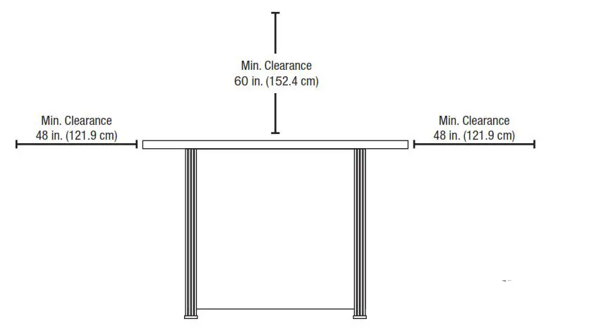 GIANTEX 42 Inch Propane Fire Pit Table 3