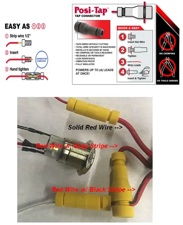 DK CUSTOM 07-13 Push-Button LED Ignition Switch - 1