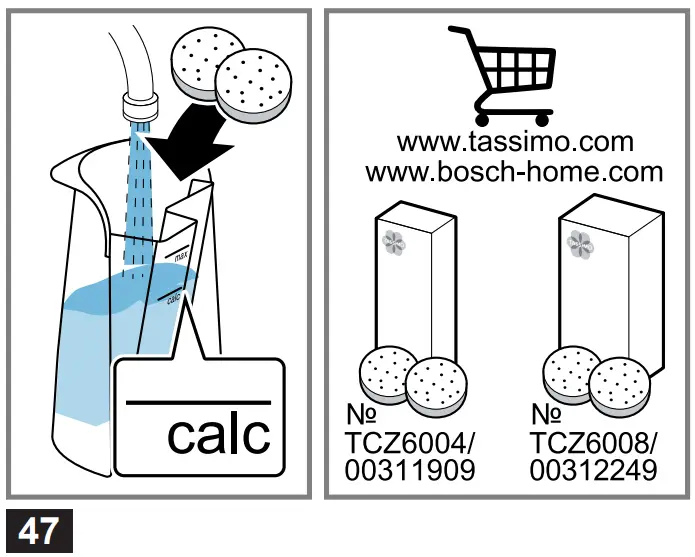 Descale the appliance