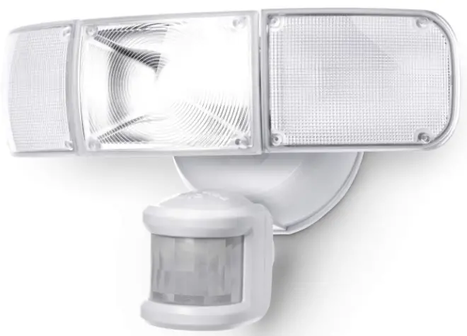 home zone ES06553G Triple Head LED Security Light