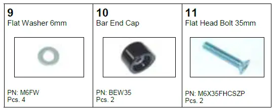 Barkbusters 10265838 Aluminum Handguard Kit Triumph Tiger 1200 GT Explorer or Rally Explorer 2022 to 2023 fig 3