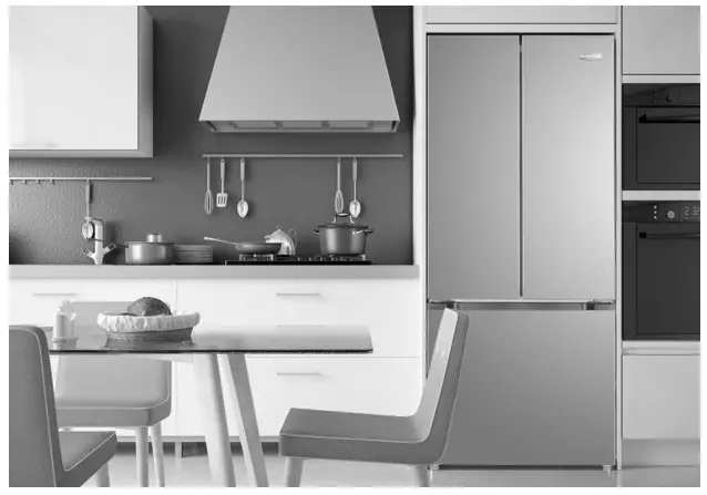 MARATHON MFF180WFD 18 cu.ft. French Door Bottom Mount Refrigerator