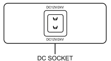 TYPES 12 7 Quart 12L Portable Fridge Freezer - power