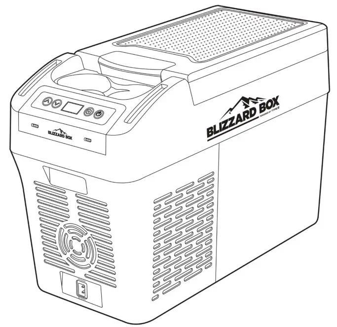 TYPES 12 7 Quart 12L Portable Fridge Freezer