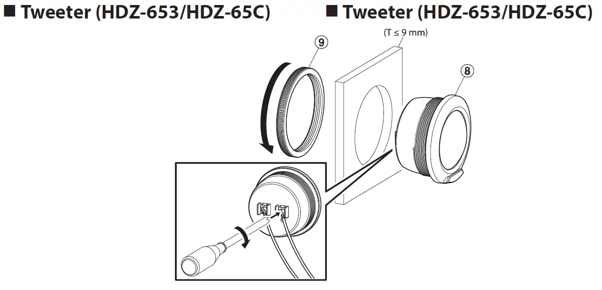 ALPINE HDZ-653 Component System 11