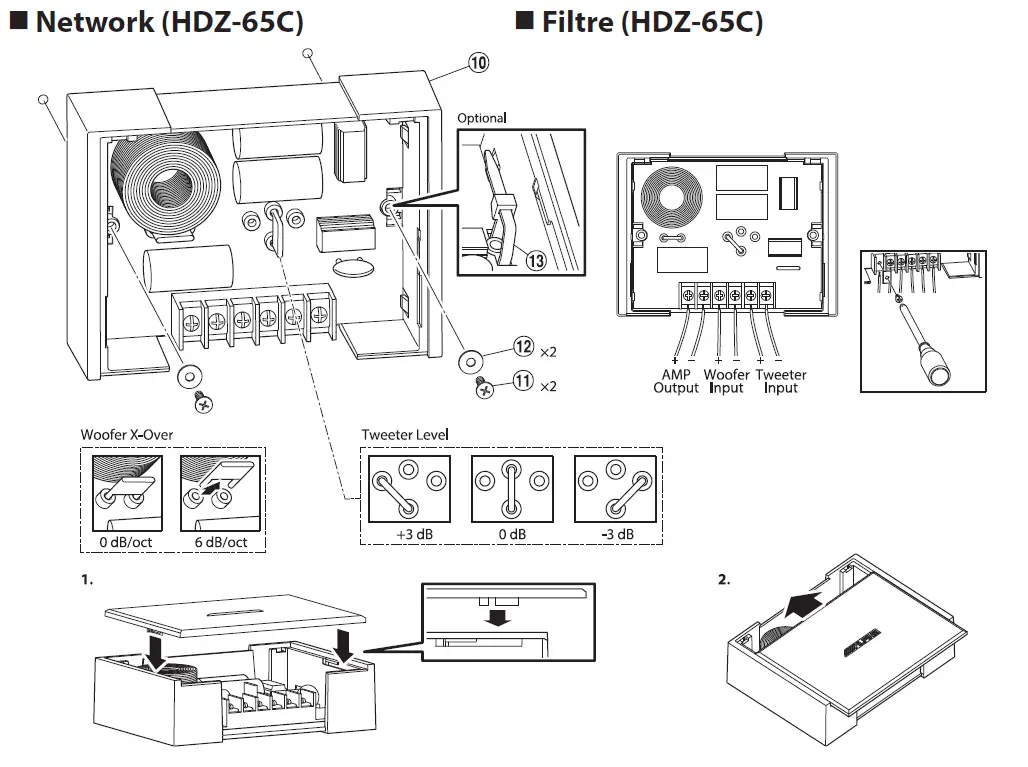 ALPINE HDZ-653 Component System 13